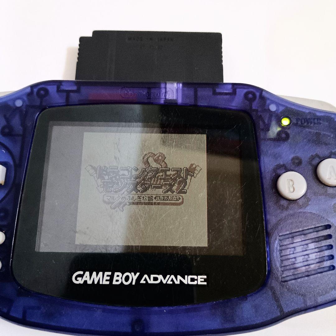 ​動作確認済ゲームボーイアドバンス ミッドナイトブルー ドラクエモン2 セット