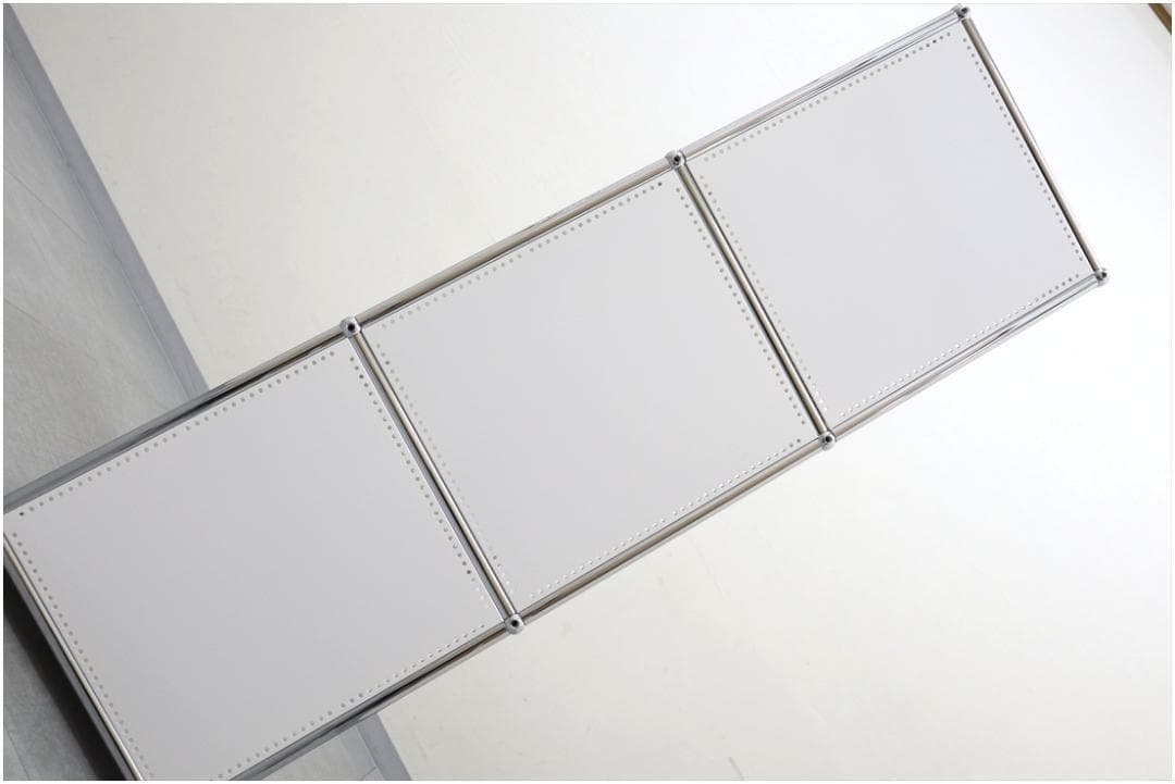 正規品 USM ハラーシステム キャビネット シェルフ 1列3段 ピュアホワイト