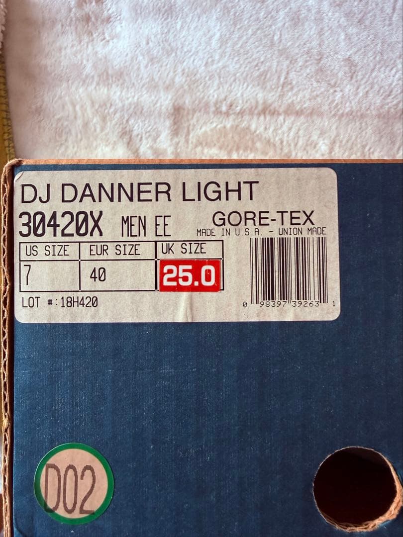 Danner Light ダナーライト US7 25cm