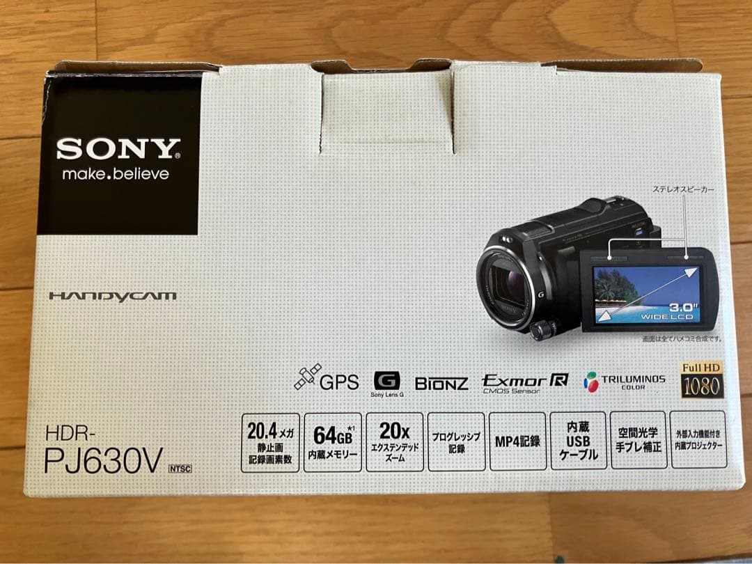 SONY ビデオカメラ HDR-PJ630V ハンディカム