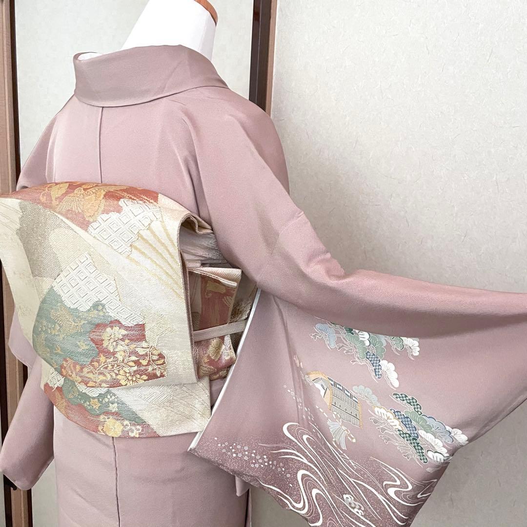 袷 4点 フルセット 訪問着 入学式 卒業式 入園式 卒園式 お宮参り 春 秋