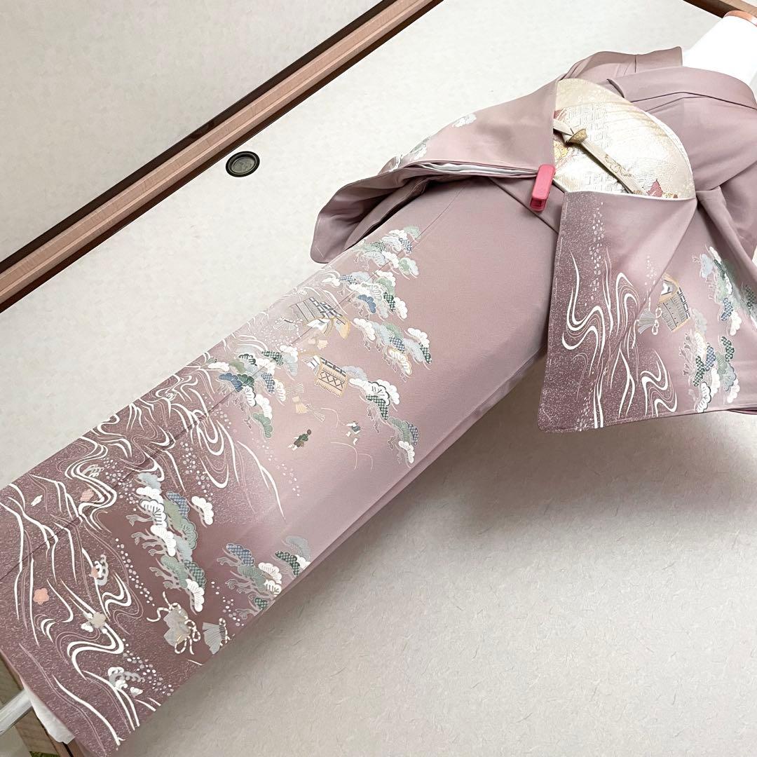 袷 4点 フルセット 訪問着 入学式 卒業式 入園式 卒園式 お宮参り 春 秋