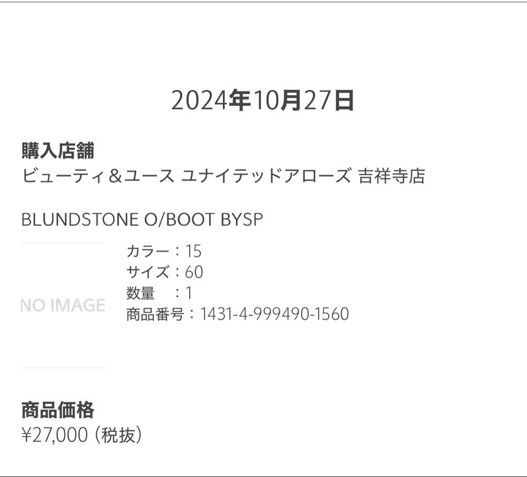 靴 BLUNDSTONE O/BOOT BYSP
