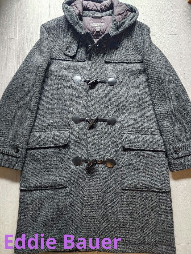 ★値下げ★エディバウアー EddieBauer ダッフルコート ハリスツイード