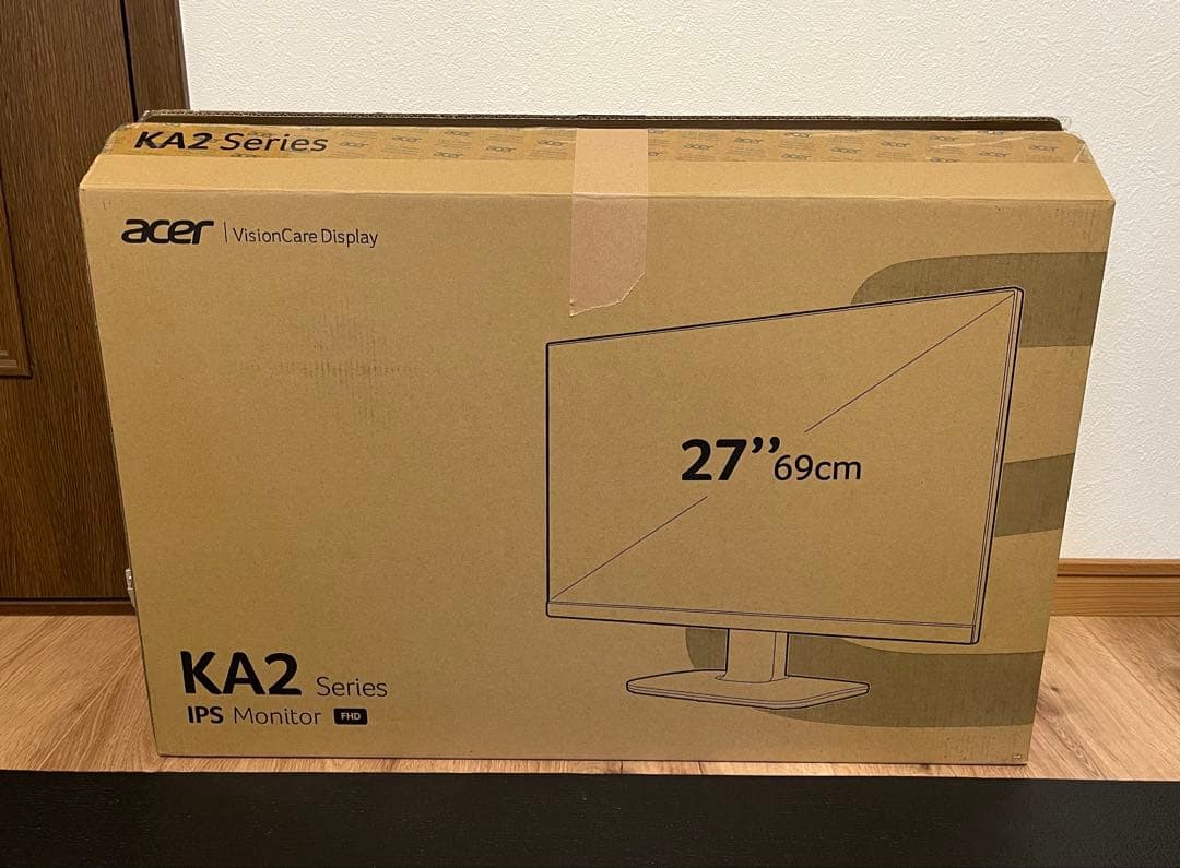 Acer 27インチ　大画面薄型ディスプレイ 本体　非光沢