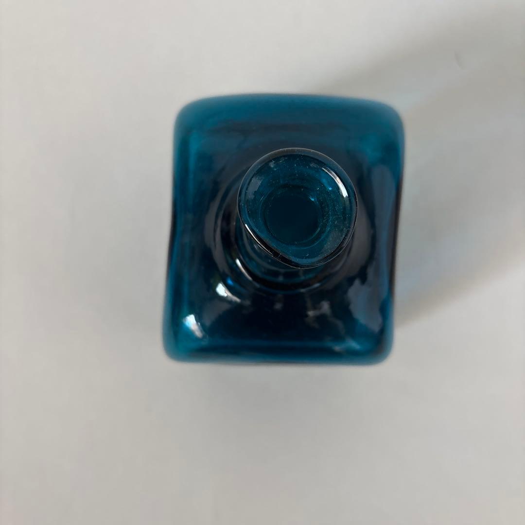 横山秀樹　ガラス　角瓶　民藝