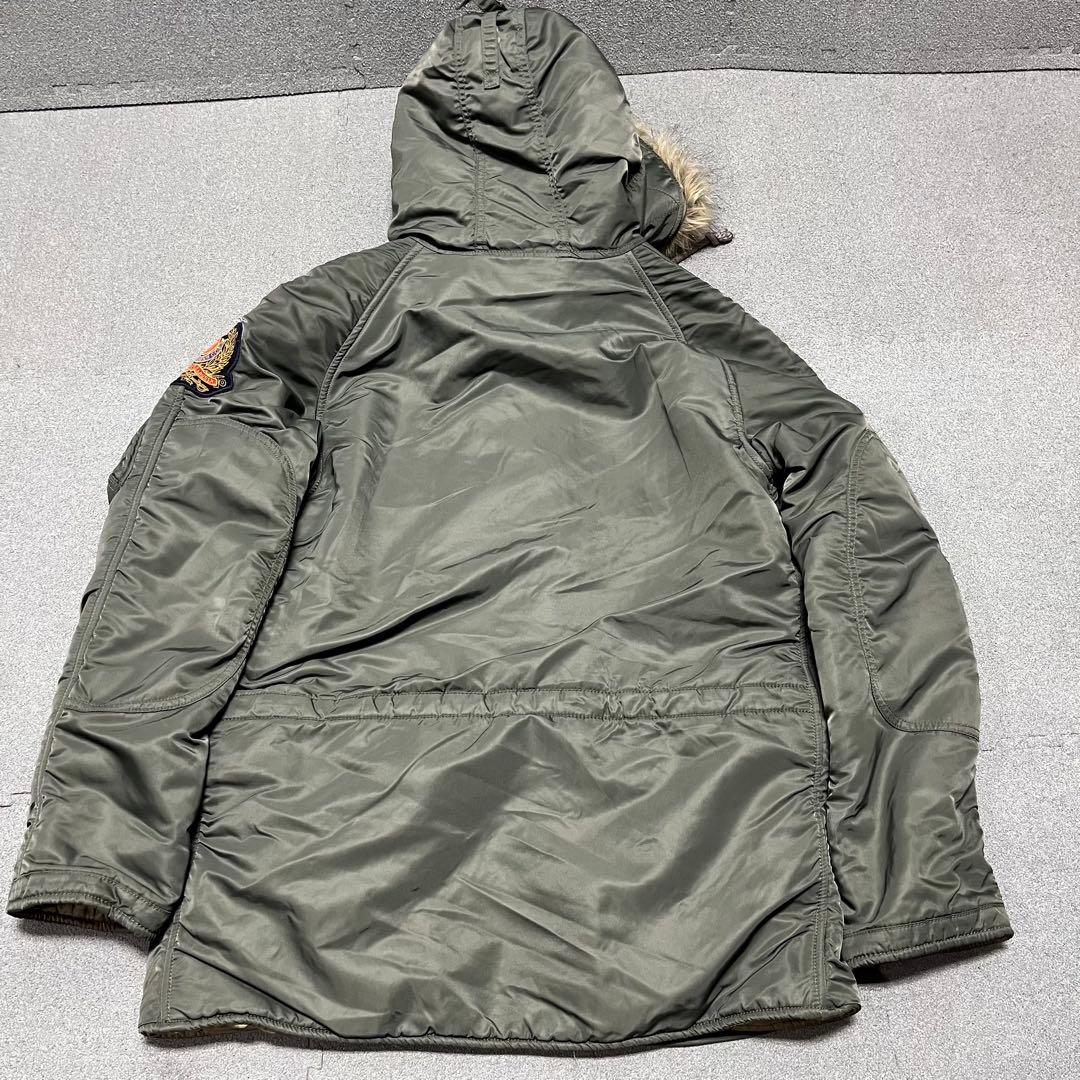 398 POLO JEANS 67紋章 N-3B調 裏ボアフードファーMサイズ