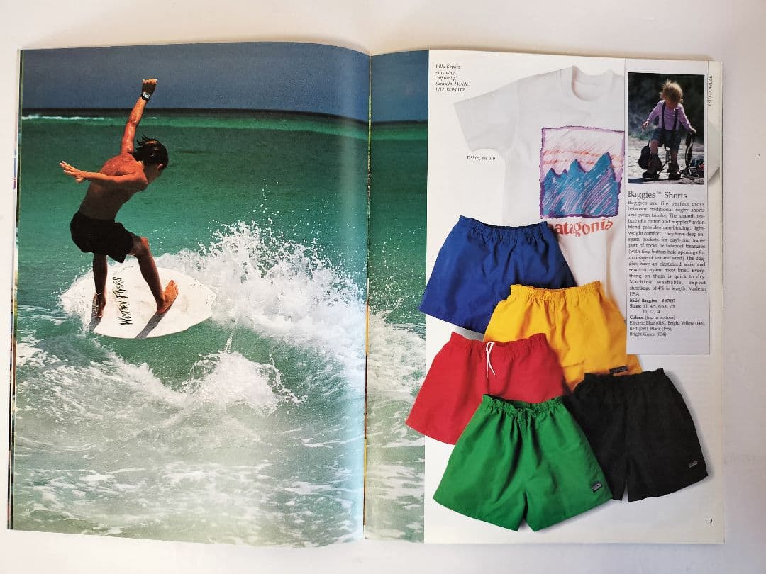 Patagonia カタログ 1989年　春 こどもカタログ　英語版