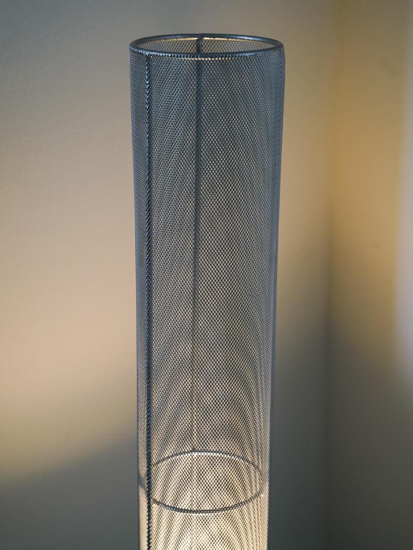 80-90's アイアンメッシュ フロアランプ 照明 ポストモダン