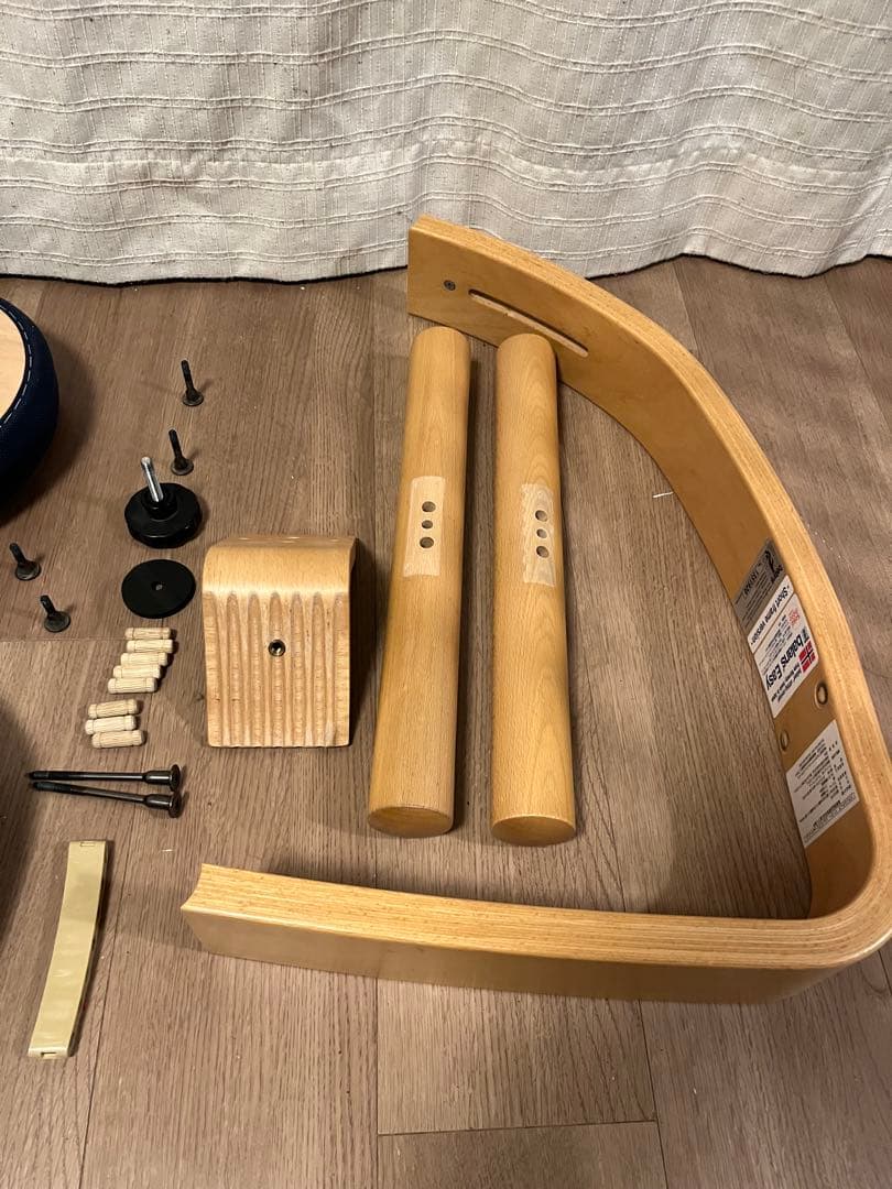 【純正カバー付き】ネイビー バランスチェア　バランスイージー　ショートフレーム