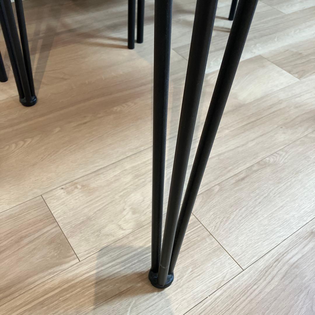 ワンルーム】コンパクト ダイニングテーブル椅子セット　2人用