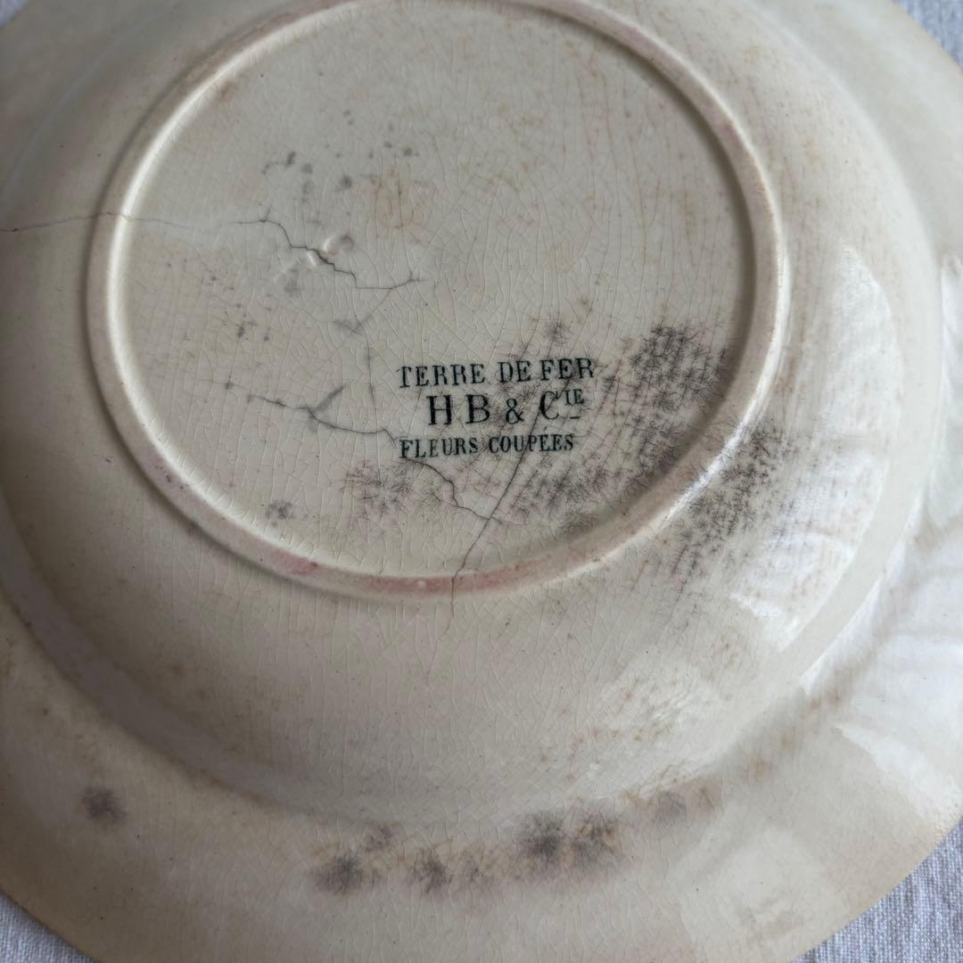 【金継ぎ用】ショワジールロワ Fleurs Coupées プレート