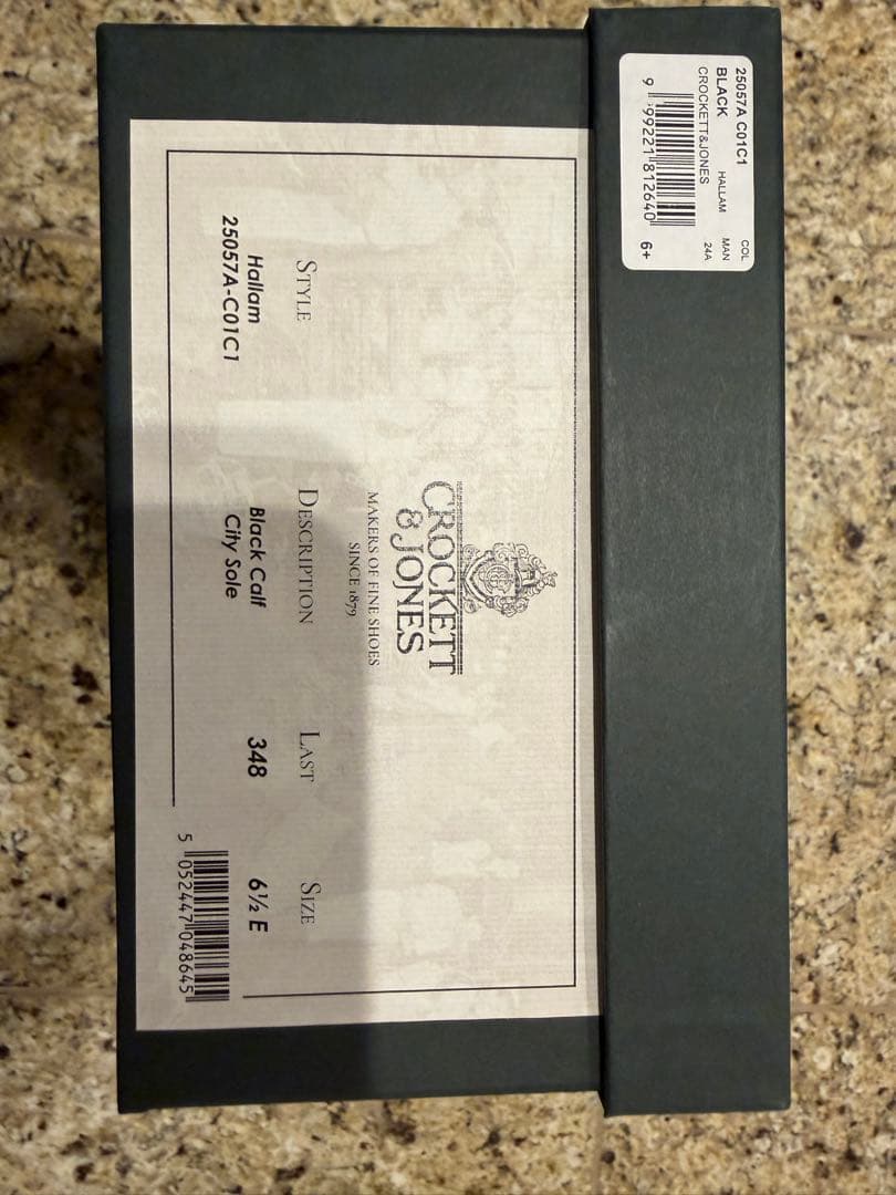 クロケット＆ジョーンズ/Hallam/ 6.5E