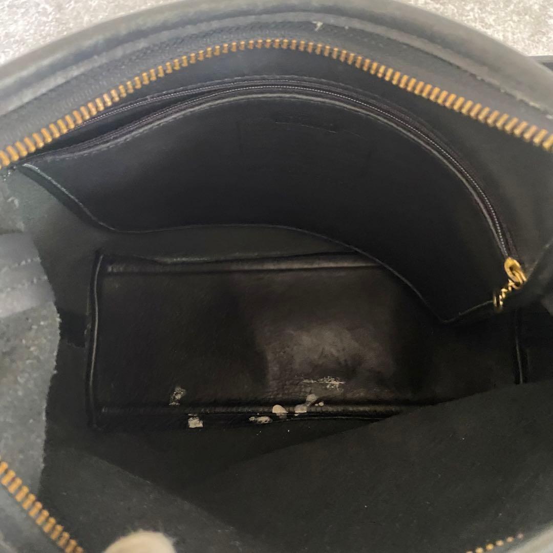 美品　オールドコーチ　ワンショルダーバッグ　オールレザー　金具　ブラック 黒