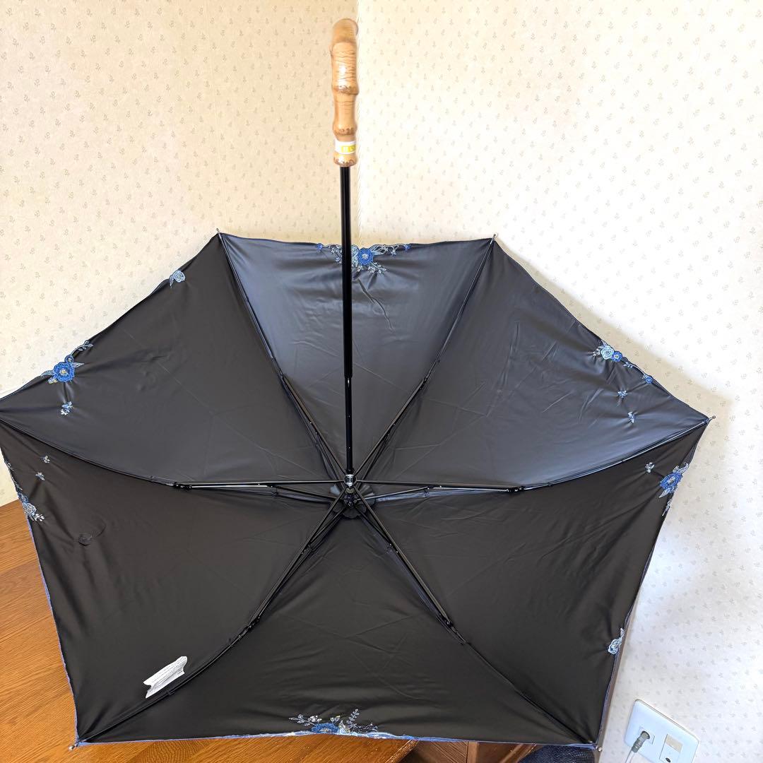 ★新品★Blao　晴雨兼用　日傘　１級遮光　遮熱効果　サマーシールド　軽量　刺繍