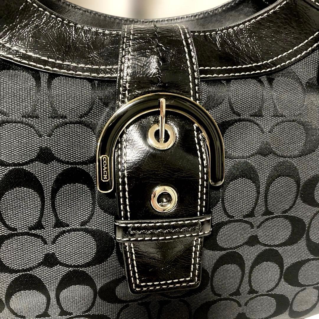 COACH シグネチャーショルダーバッグ　★ソーホー.美品.F17094