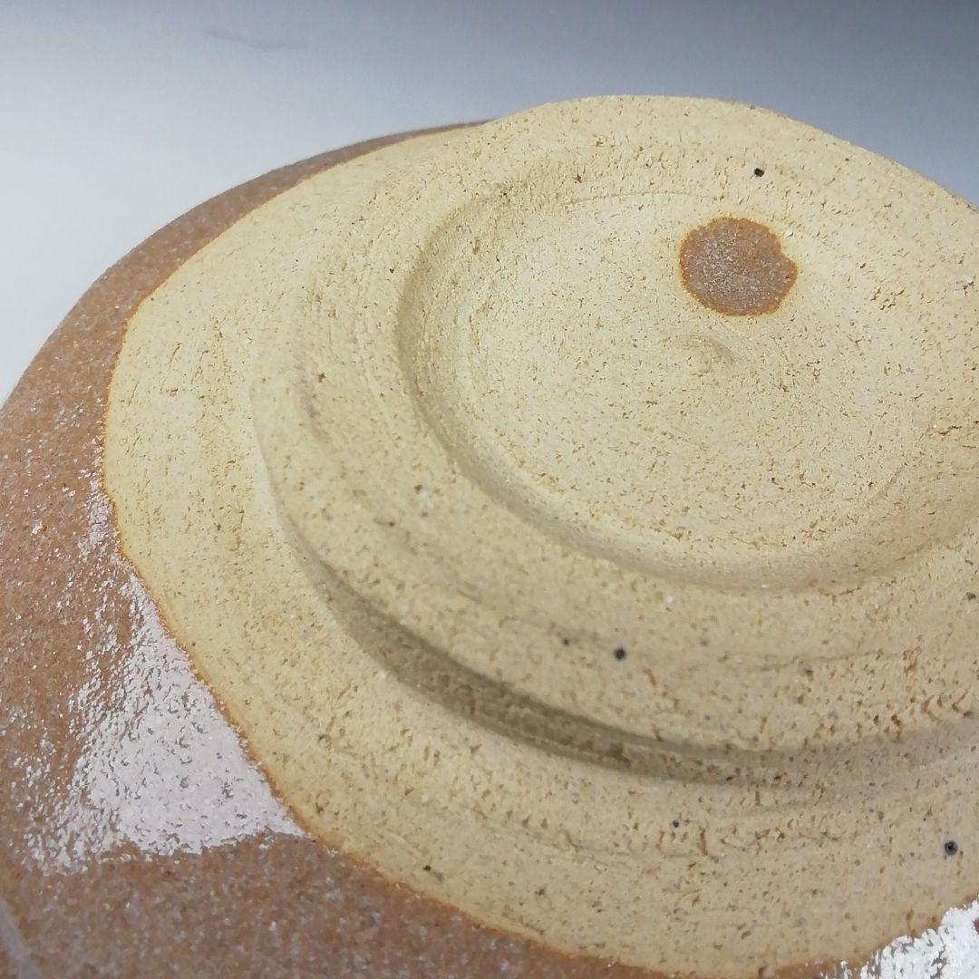 Ｔ３２１　茶碗　『織部茶碗』『子の日窯　大嶋久興 造』　共箱　抹茶碗　茶道具