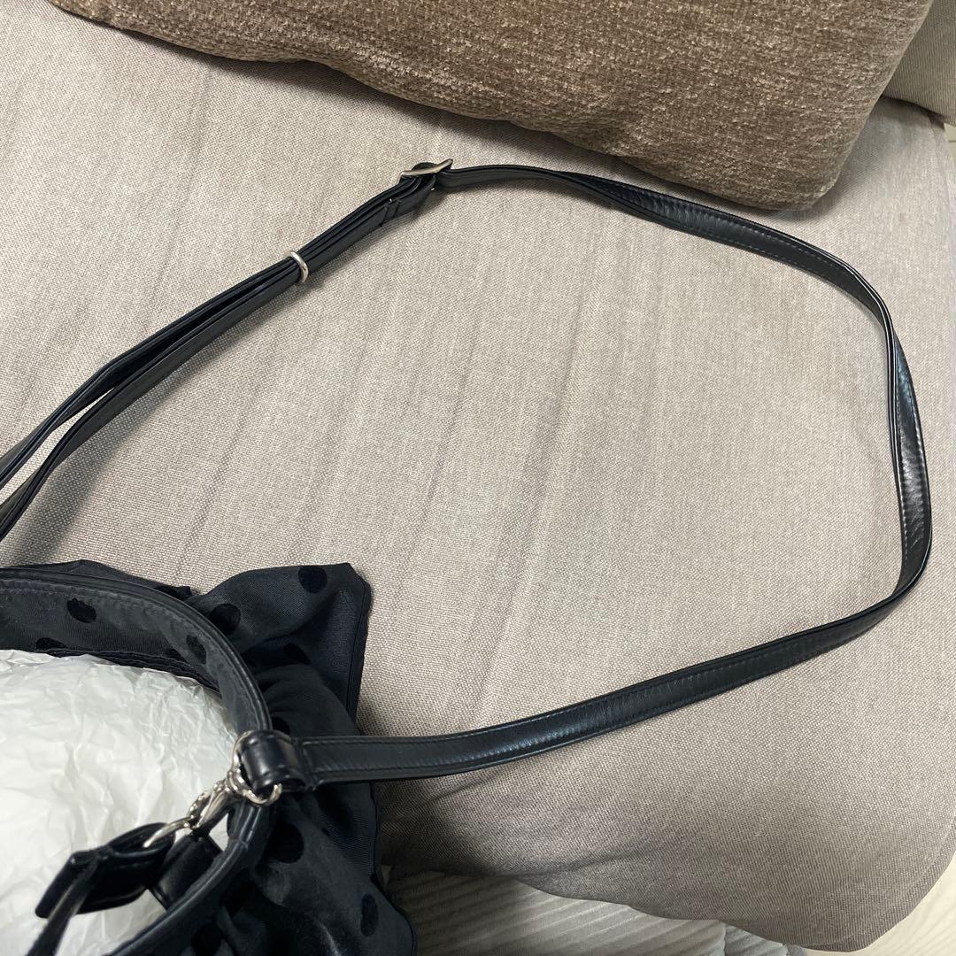 setsuko sagittaire セツコサジテール シティ 水玉 ブラック