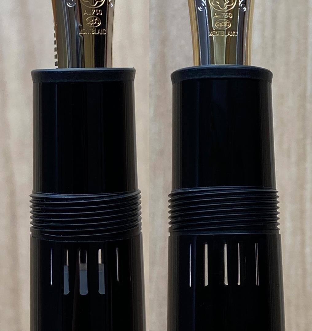 未使用に近い 現行品 モンブラン 149 18K 中字 Au750吸入式 万年筆