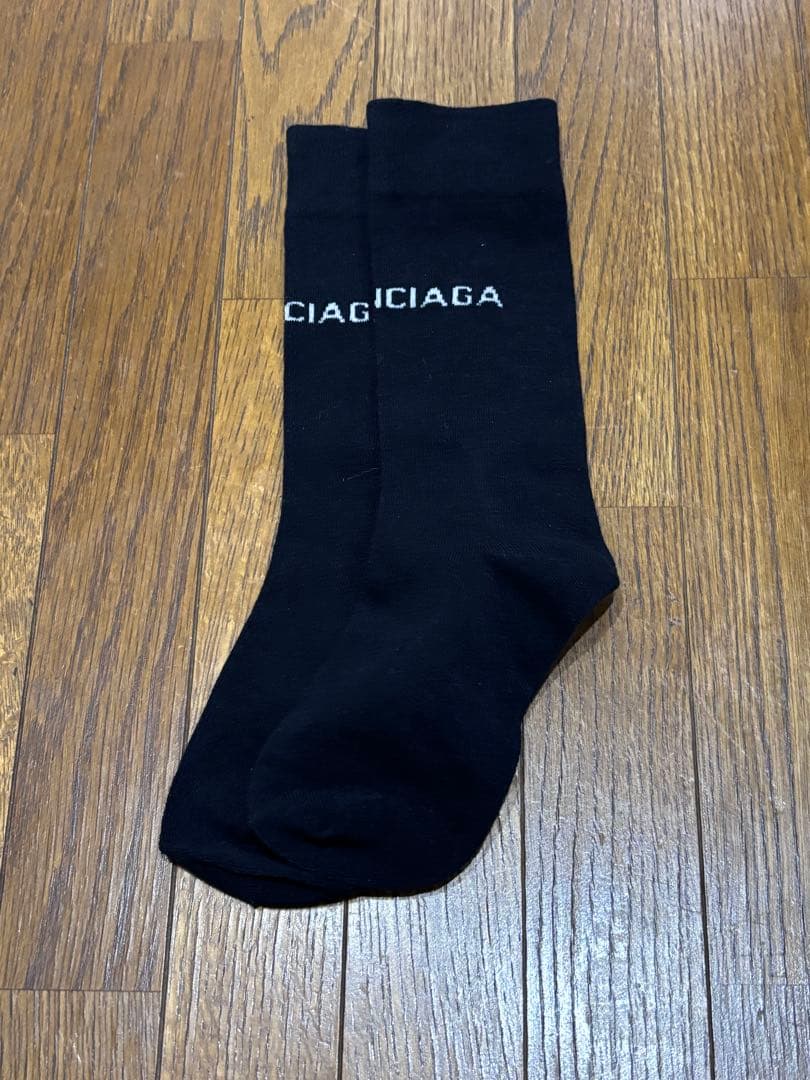 バレンシアガ BALENCIAGA ロゴプリントソックス 5足セット