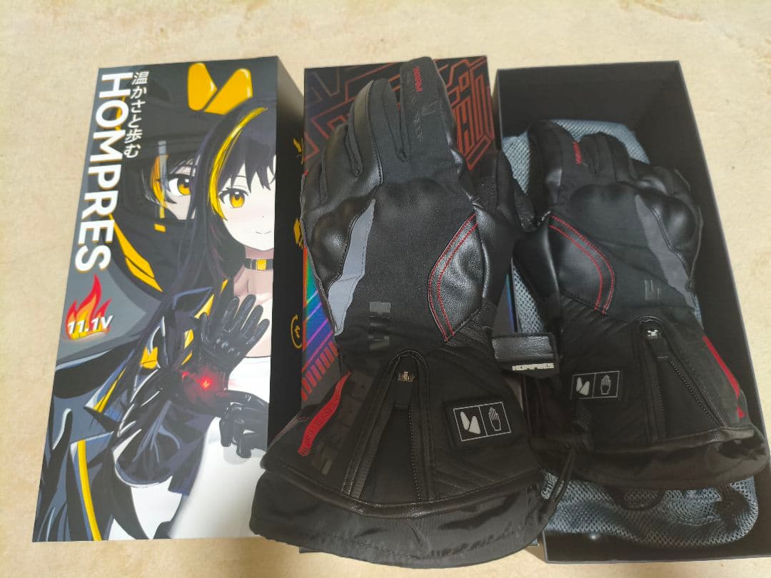 HOMPRES 電熱グローブ 2025年モデル Mサイズ