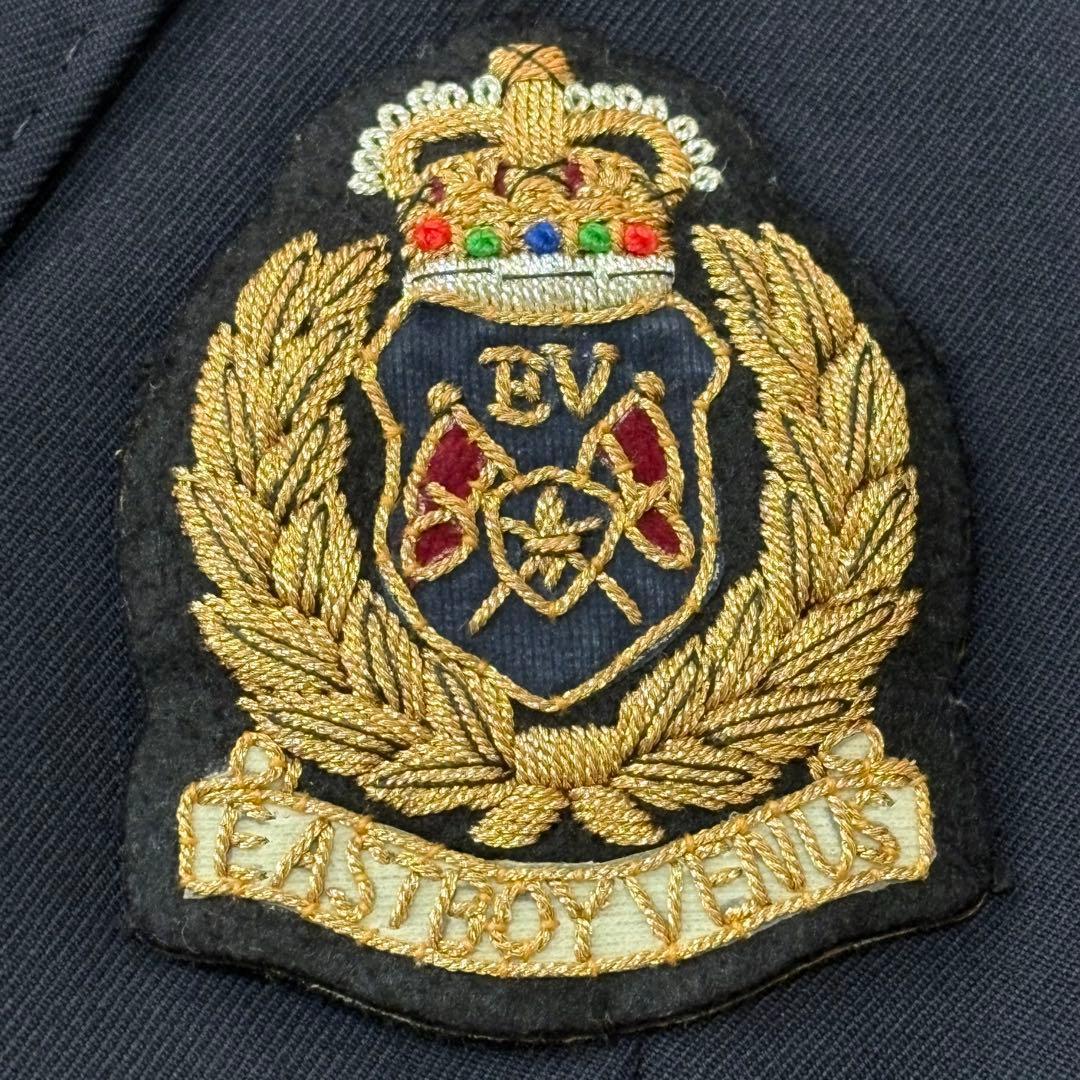 高級　美品　EASTBOY ヴィーナス　紺ブレ　ワッペン　金ボタン　ジャケット