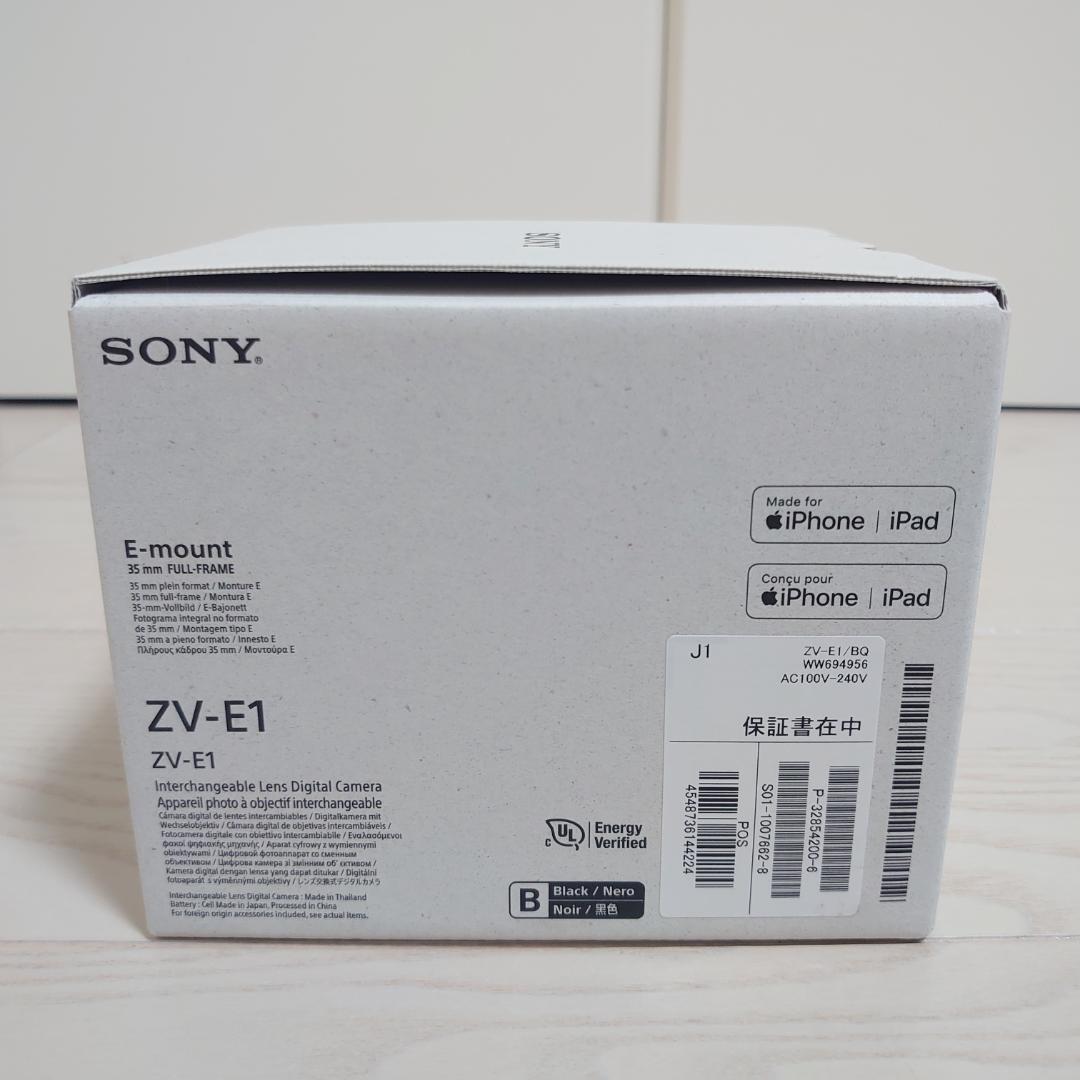 ソニーデジタル一眼カメラ VLOGCAM ZV-E1