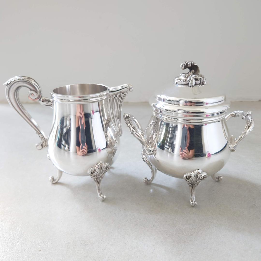 クリストフル マルリー ティー シュガー ミルク ポット 3点