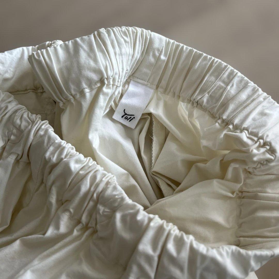 yoli 24SS コットンテーパードパンツ