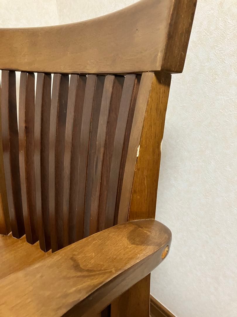 ダイニングチェア サカイ工芸 ウィンザーチェア 天然木 回転椅子 ヴィンテージ