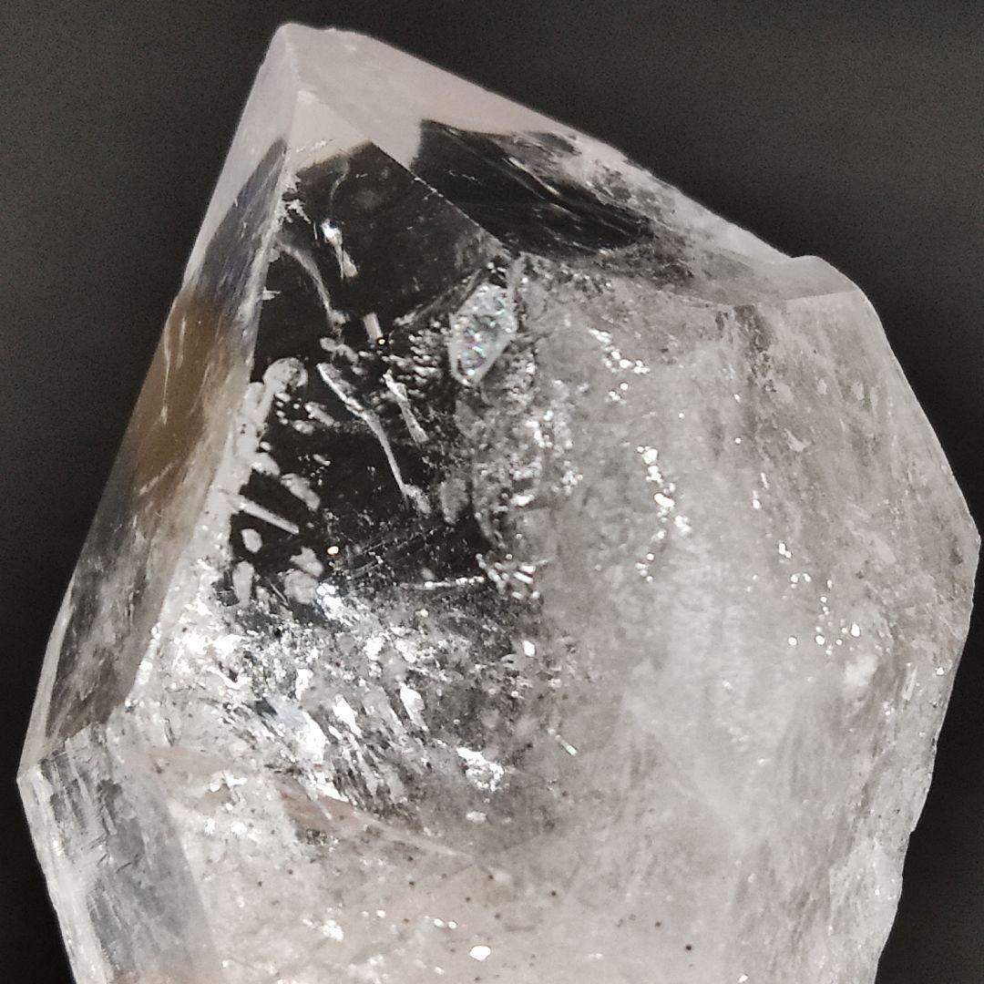 パワーストーン　天然石　レコードキーパー入り水晶　原石　152g　No.169