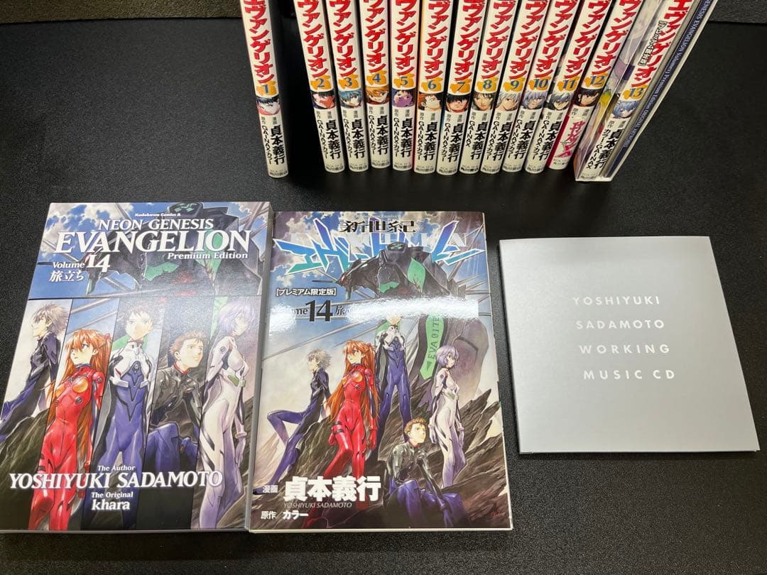 新世紀エヴァンゲリオン 全14巻 (13•14巻 プレミアム限定版付属品完備)