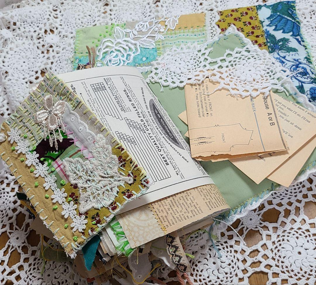 タズちゃん様　junkjournal　ジャンクジャーナル　パッチワーク