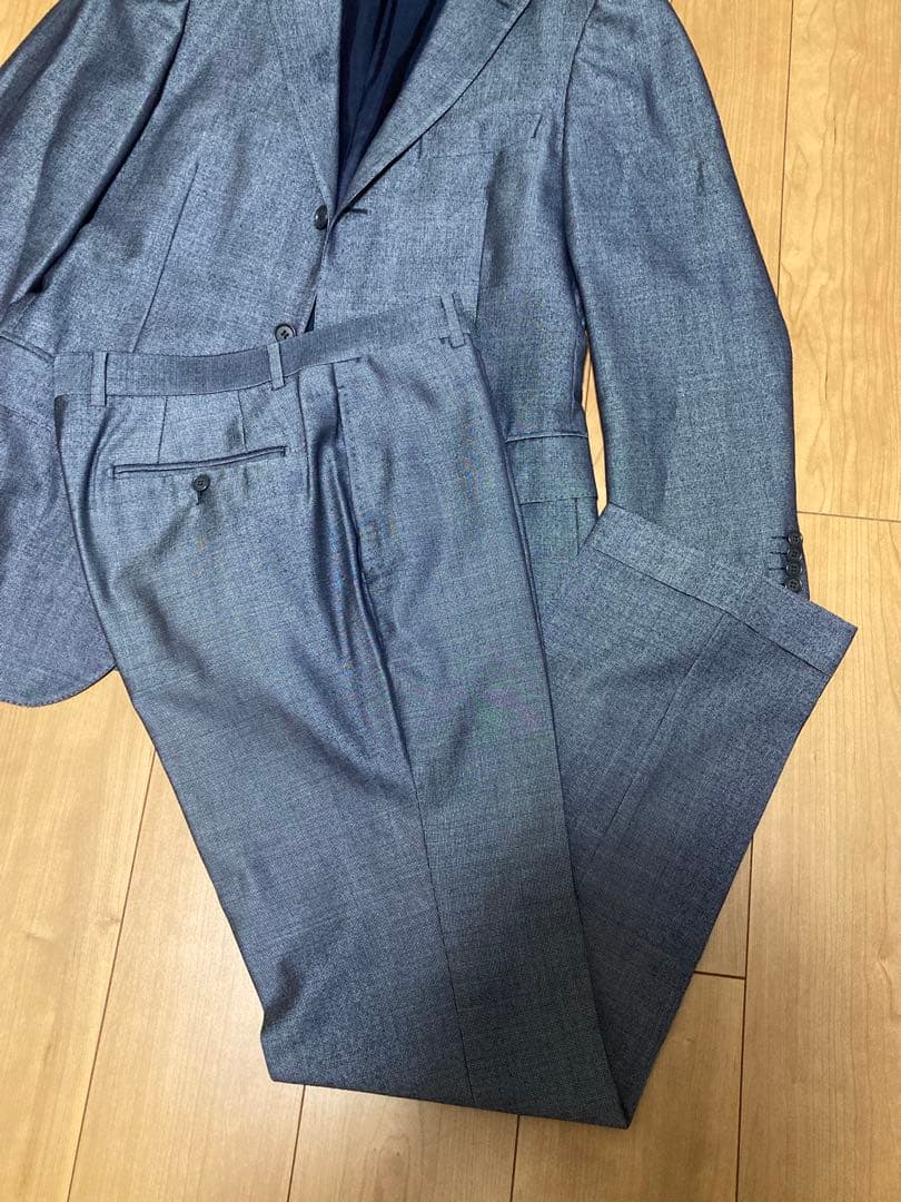 T*s様 RING JACKET スーツ　46 ネイビーグレー