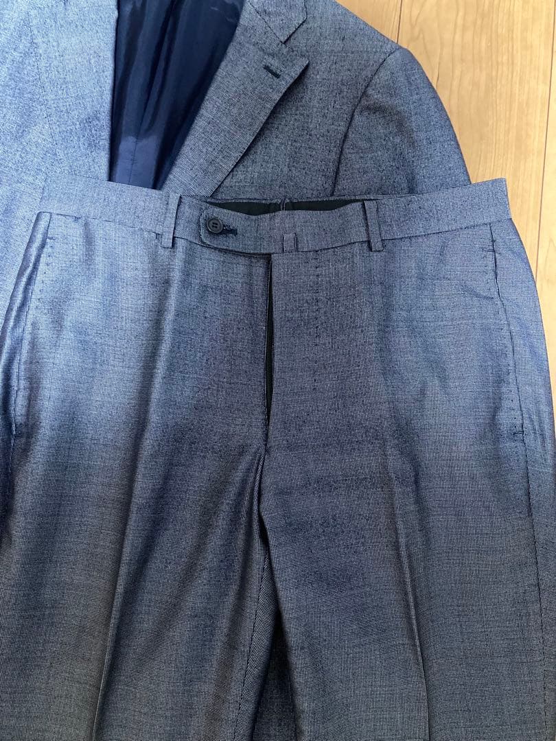 T*s様 RING JACKET スーツ　46 ネイビーグレー
