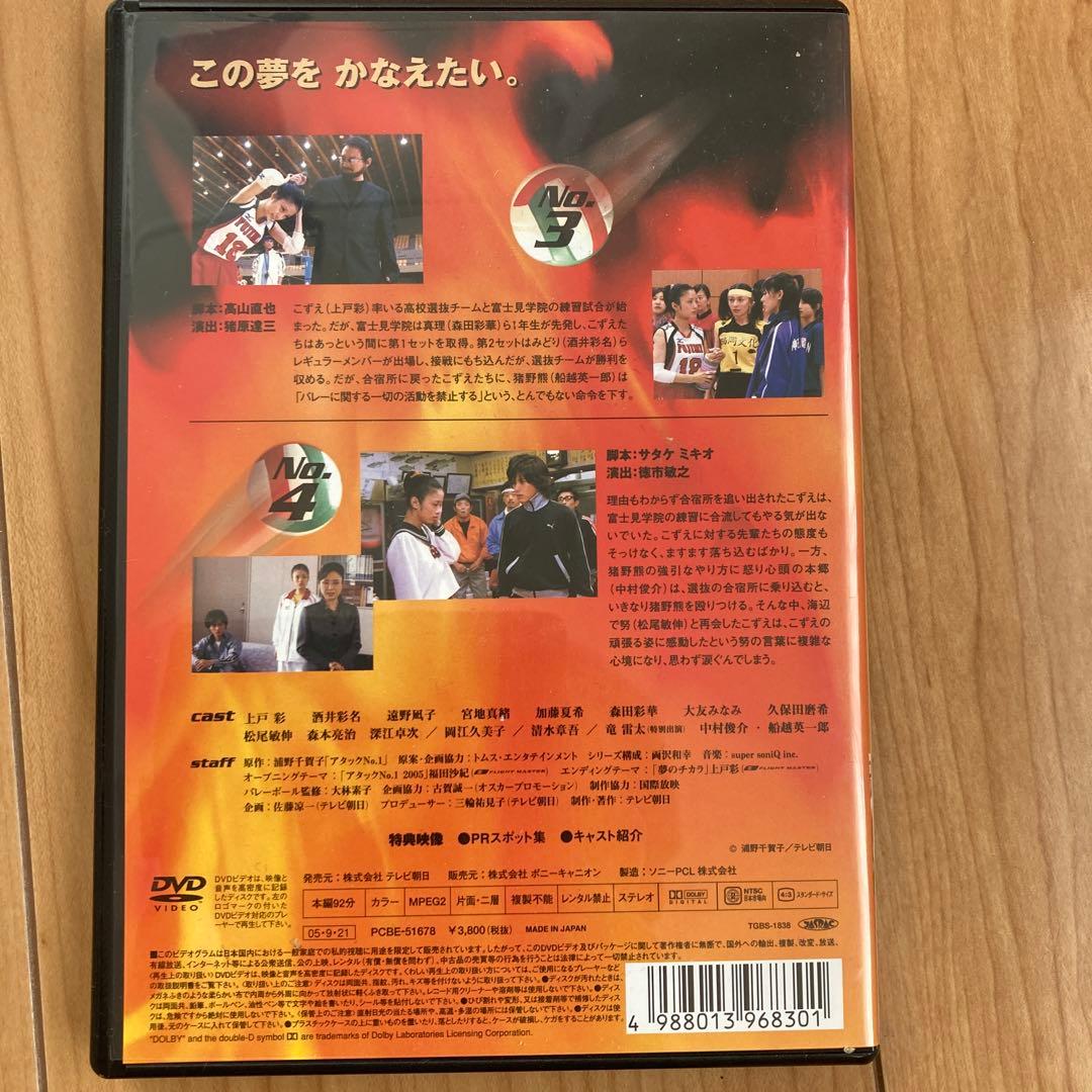 アタックNo.1 DVD-BOX〈6枚組〉　帯特典DISC付き　国内正規品