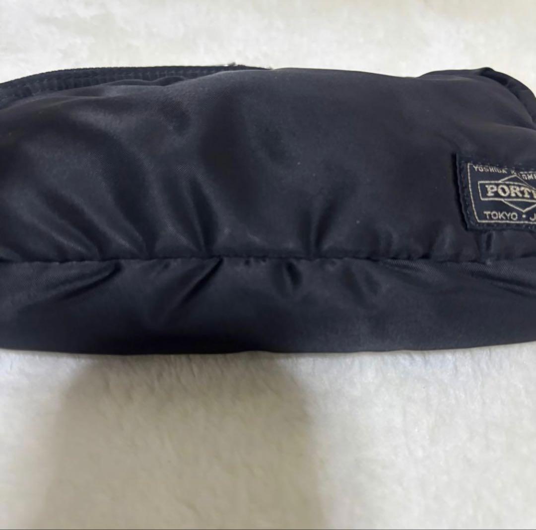 【美品】PORTER ブラック ジッパーポーチ