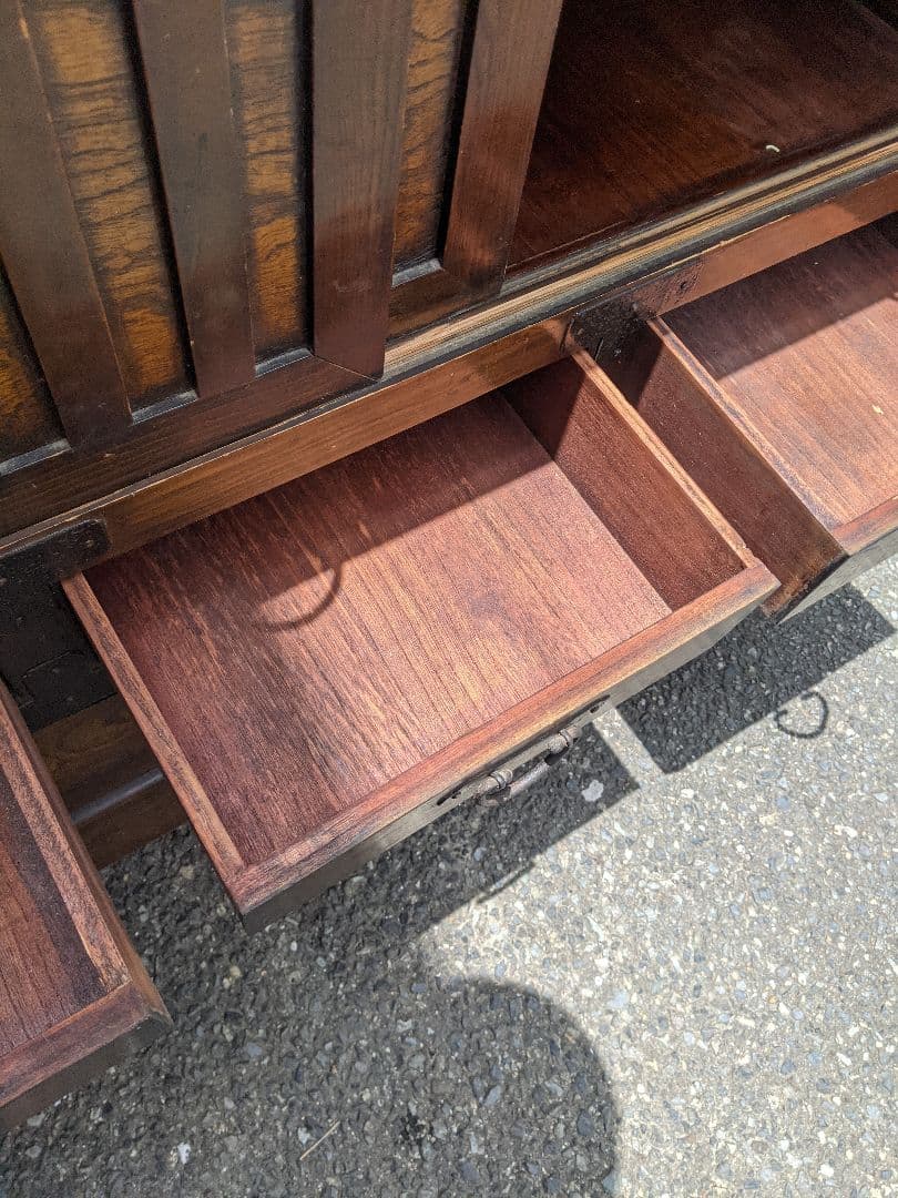 断捨離時代家具　時代箪笥　車箪笥 薬箪笥 和箪笥 アンティーク