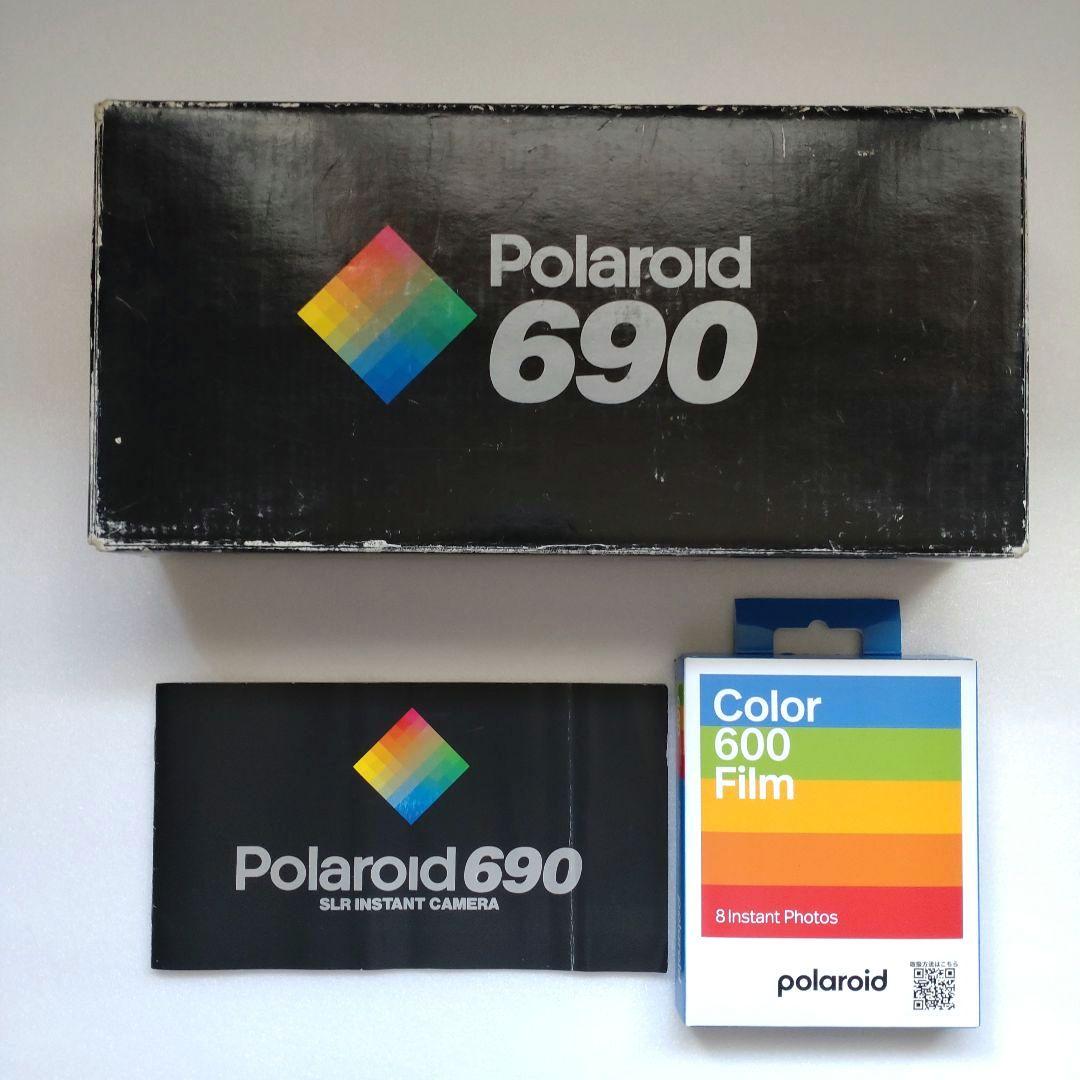 Polaroid 690 ポラロイド インスタントカメラ 動作確認済 フィルム入