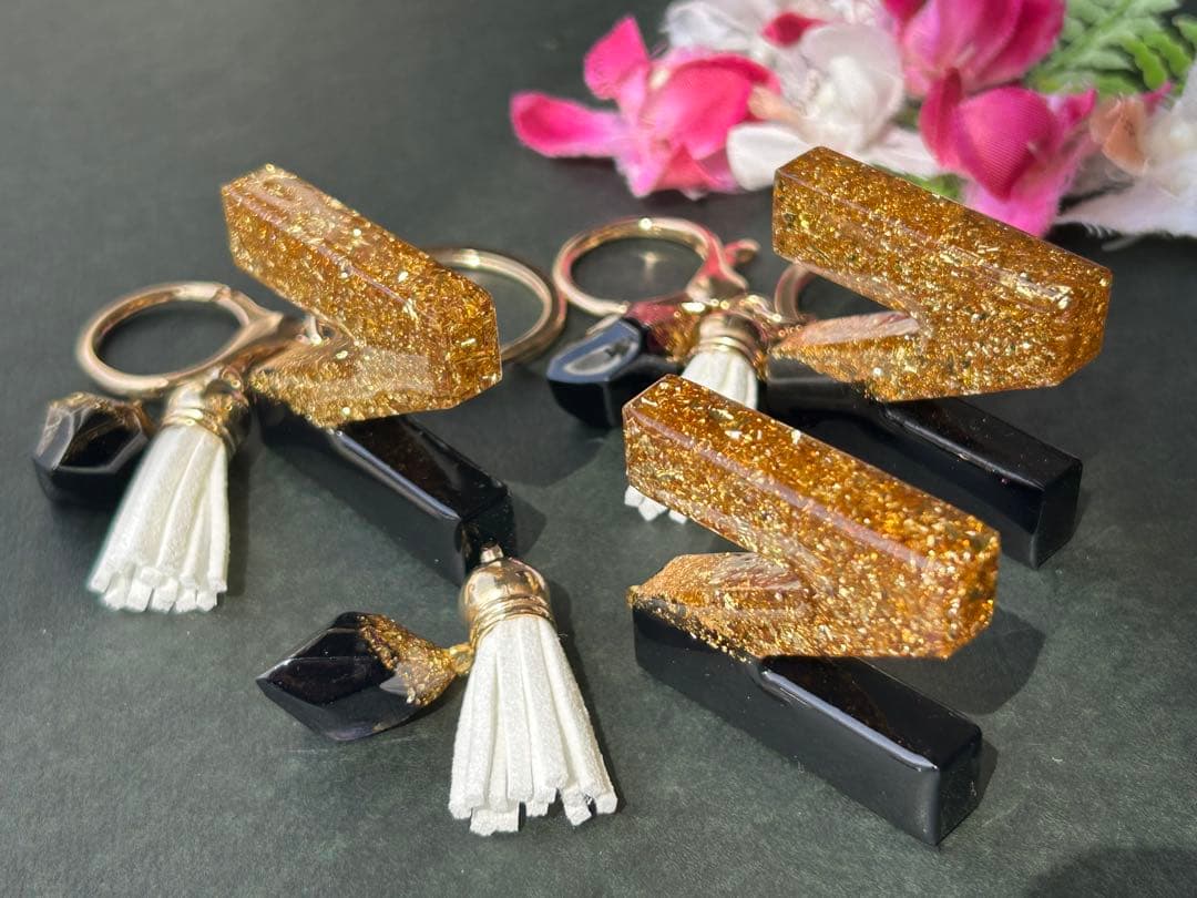 のん。　Nイニシャルキーホルダー　ハンドメイド　10点