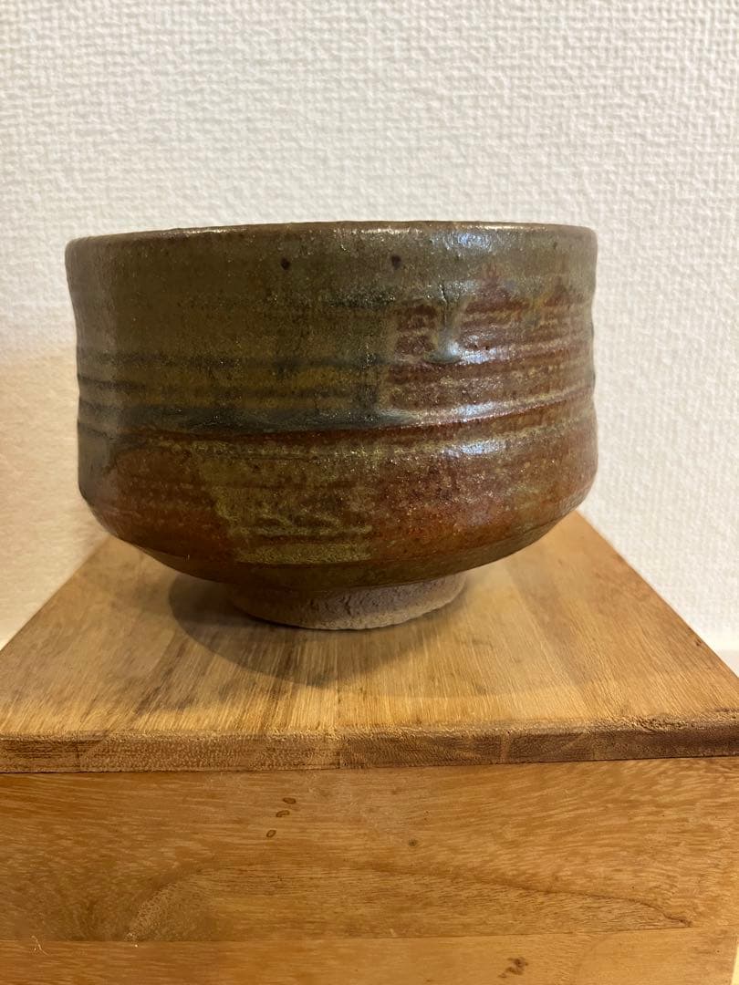未使用 共箱付 多久唐津焼 船山窯 鳥井能山（鳥井義信）作 抹茶碗 茶道具