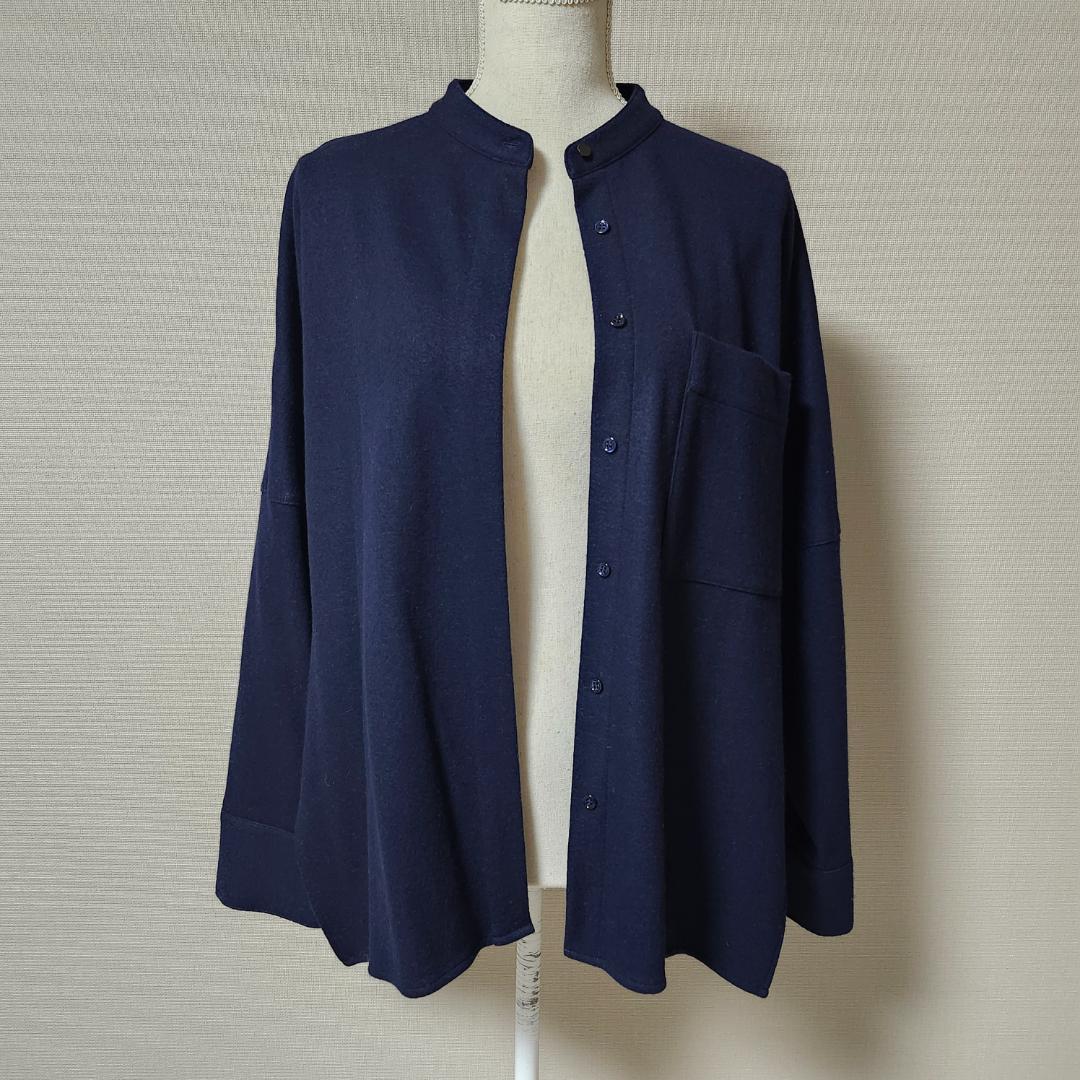 1erarrondissement　プルミエ　アロンディスモン　シャツ　　紺