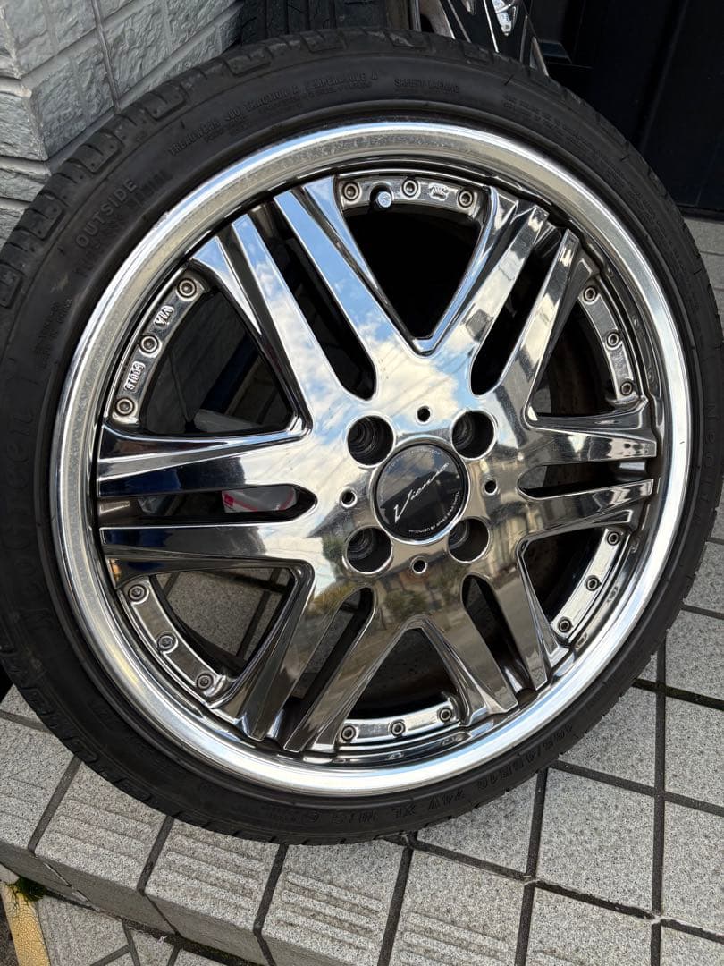 ビエナ16インチ メッキ、タイヤ、ホイール4本セット。