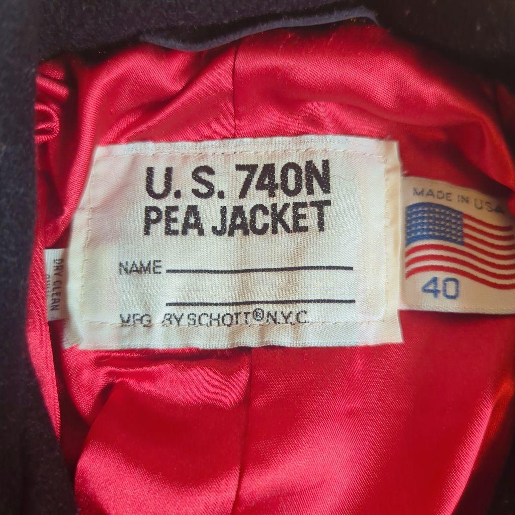 【希少】Schott ショット 740N Pコート USA製 サイズ40