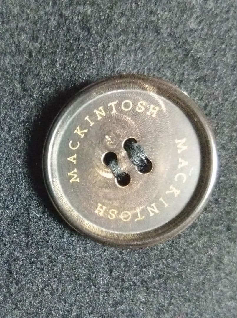 美品 英国製 Mackintosh シルク混ウール素材 Pコート