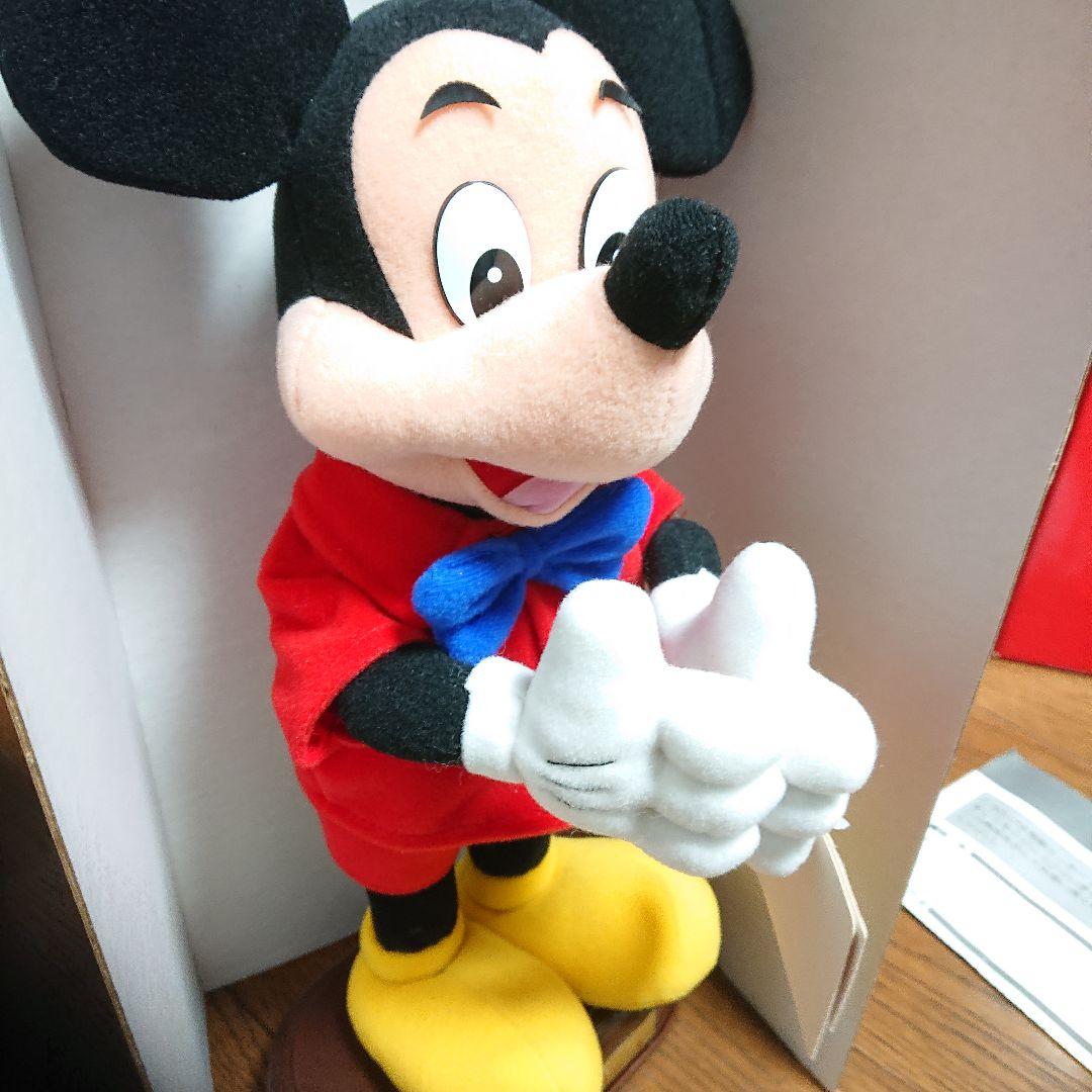 希少90s当時物ビィンテージ　ダンシングドールミッキー　青リボン上下赤い服