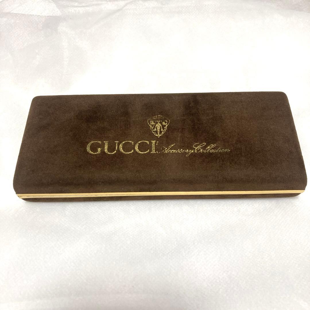 希少【美品】GUCCI カフス&タイピンセット　シェリーライン　グッチ　シルバー