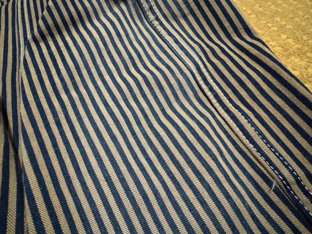 【限定】HEAD LIGHT ヘッドライト　ストライプ　カバーオール　ジャケット