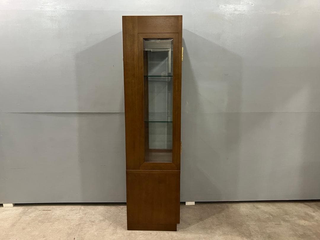 美品『domani』ドマーニ 飾棚 キャビネット コレクションケース 右開き