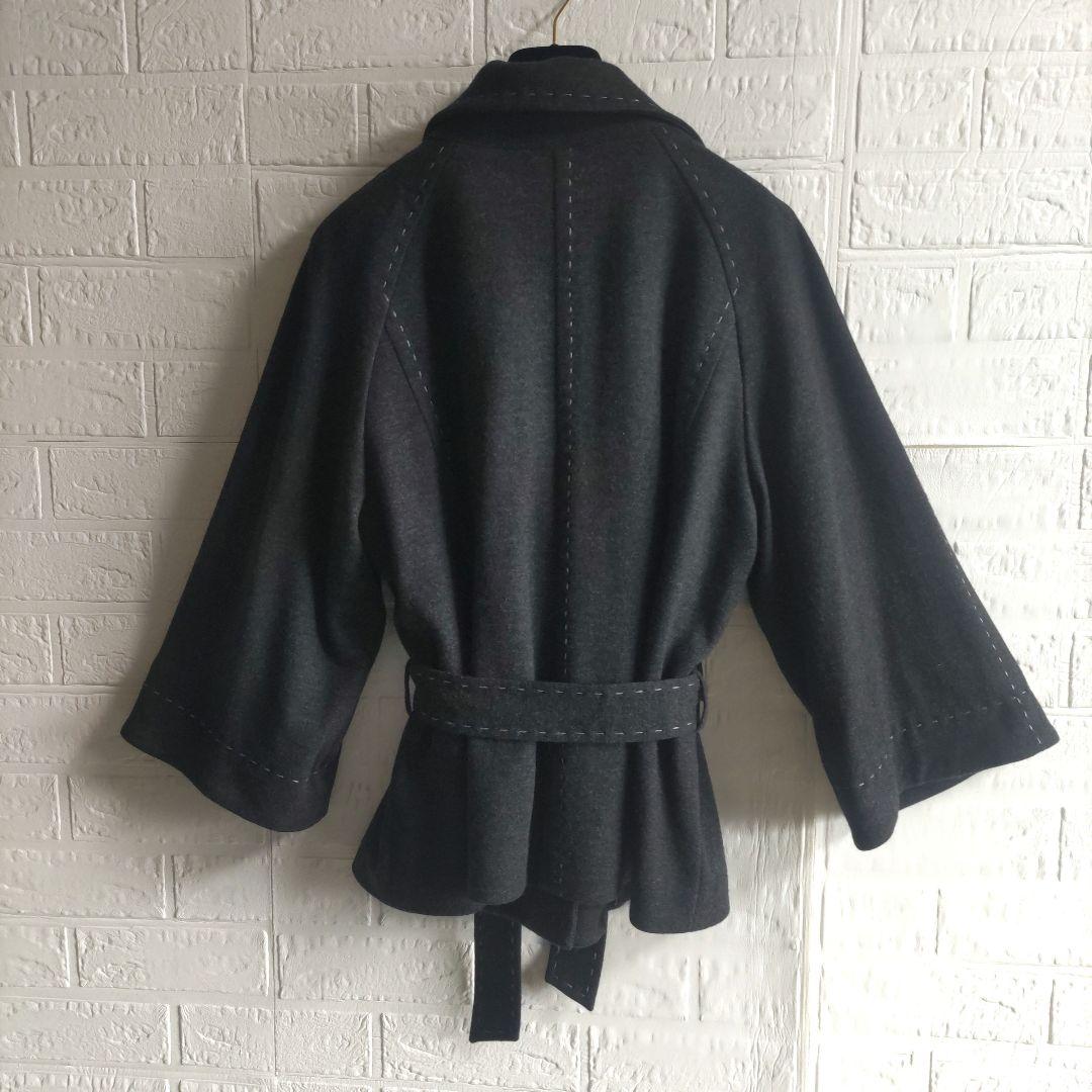 専用✨美品✨Leilian レリアン　ウール　ショートコート　ベルト　15